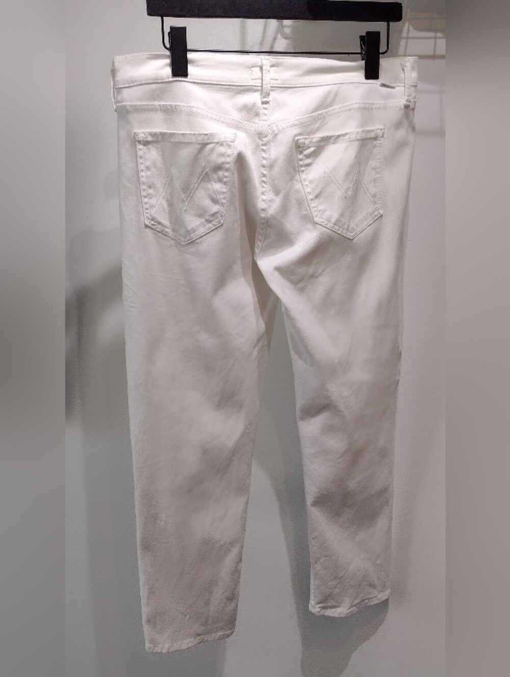 MOTHER Denim The Dropout Relaxed Boyfriend Jeans White (Sz 29) Premium Denim - Picture 8 of 11